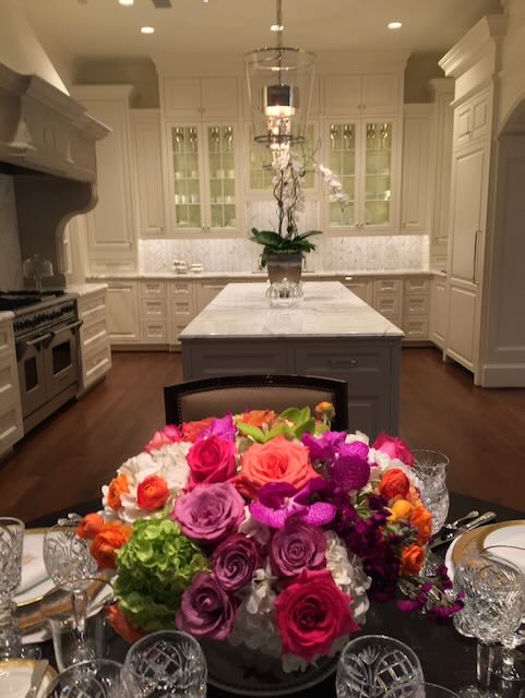 Elegant Kitchen Floral Centerpiece